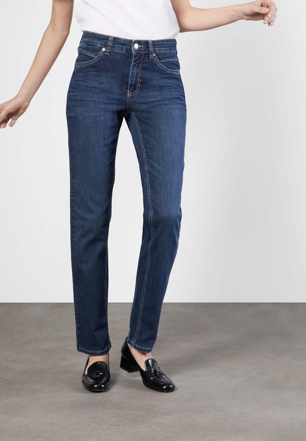 

Джинсы прямого кроя MAC Jeans, синий