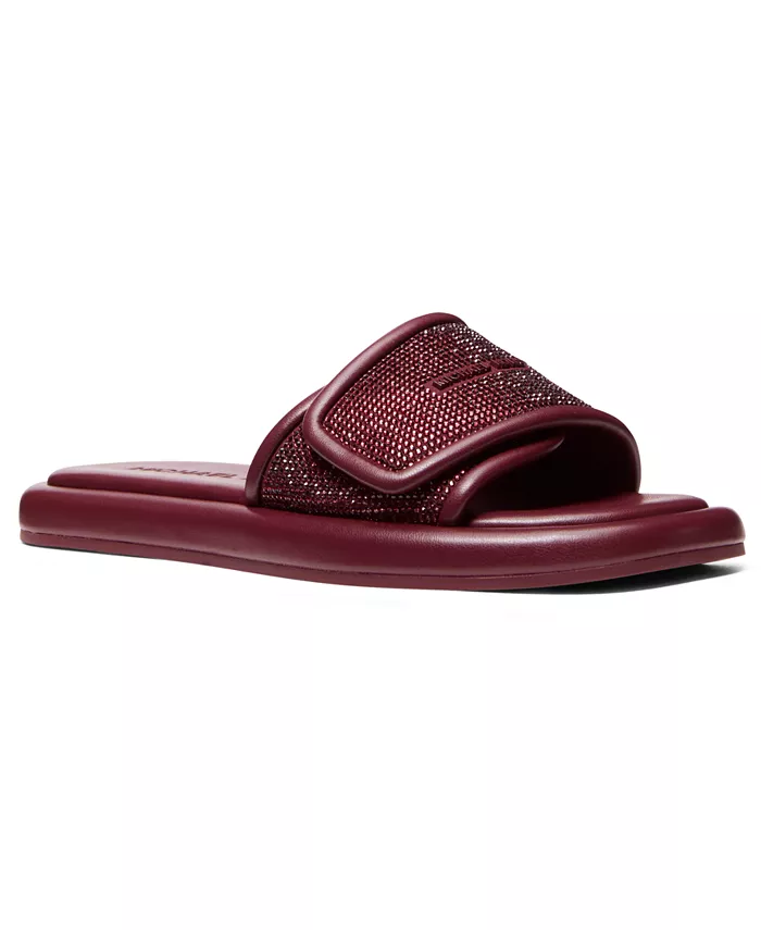 Michael Kors Women's Suki плоские шлепанцы Michael Kors, красный
