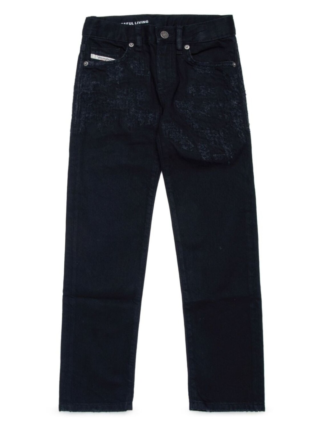 

Diesel Kids прямые джинсы 2020 D-Viker, черный