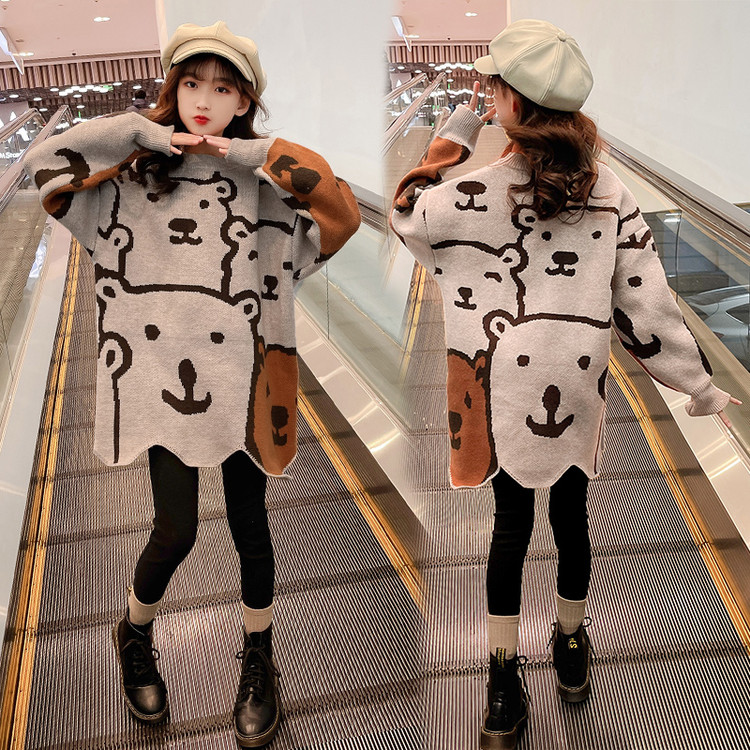 Детский свитер с круглой горловиной Moderate PROTECTCAMEL, sweater+scarf — фото 3