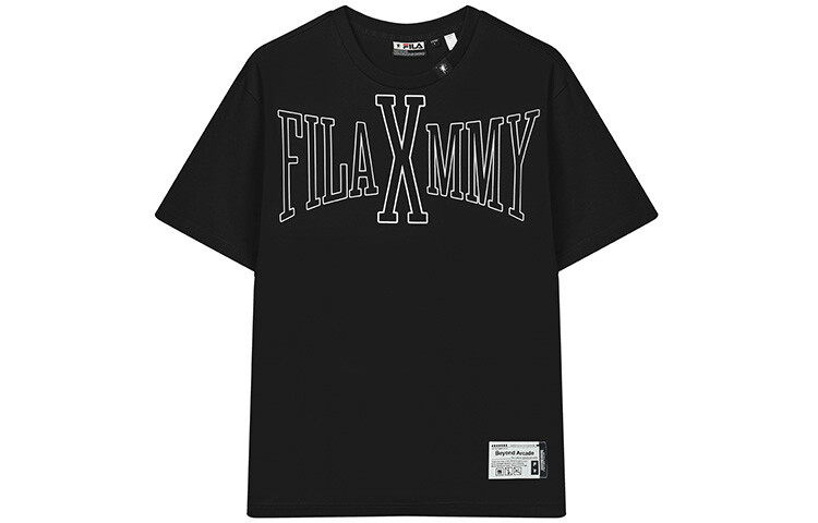 

Футболка мужская Mihara Yasuhiro X, цвет черный как смоль Fila, черный