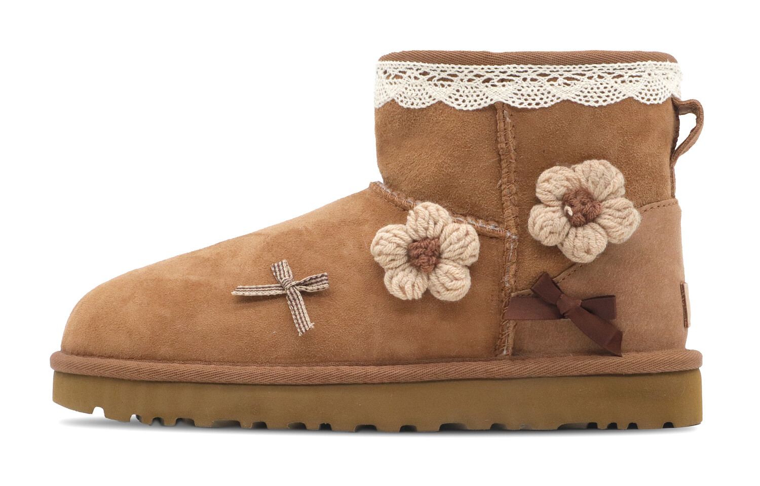 

CLASSIC MINI Зимние ботинки женские каштановые Ugg, цвет Chestnut