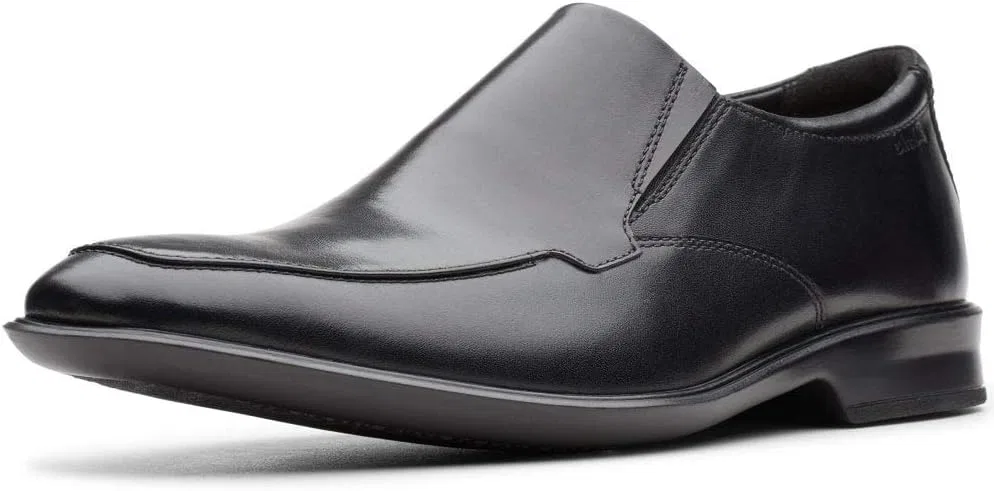 Мужские туфли Clarks Bensley Step, Black Black Leather Black Leather