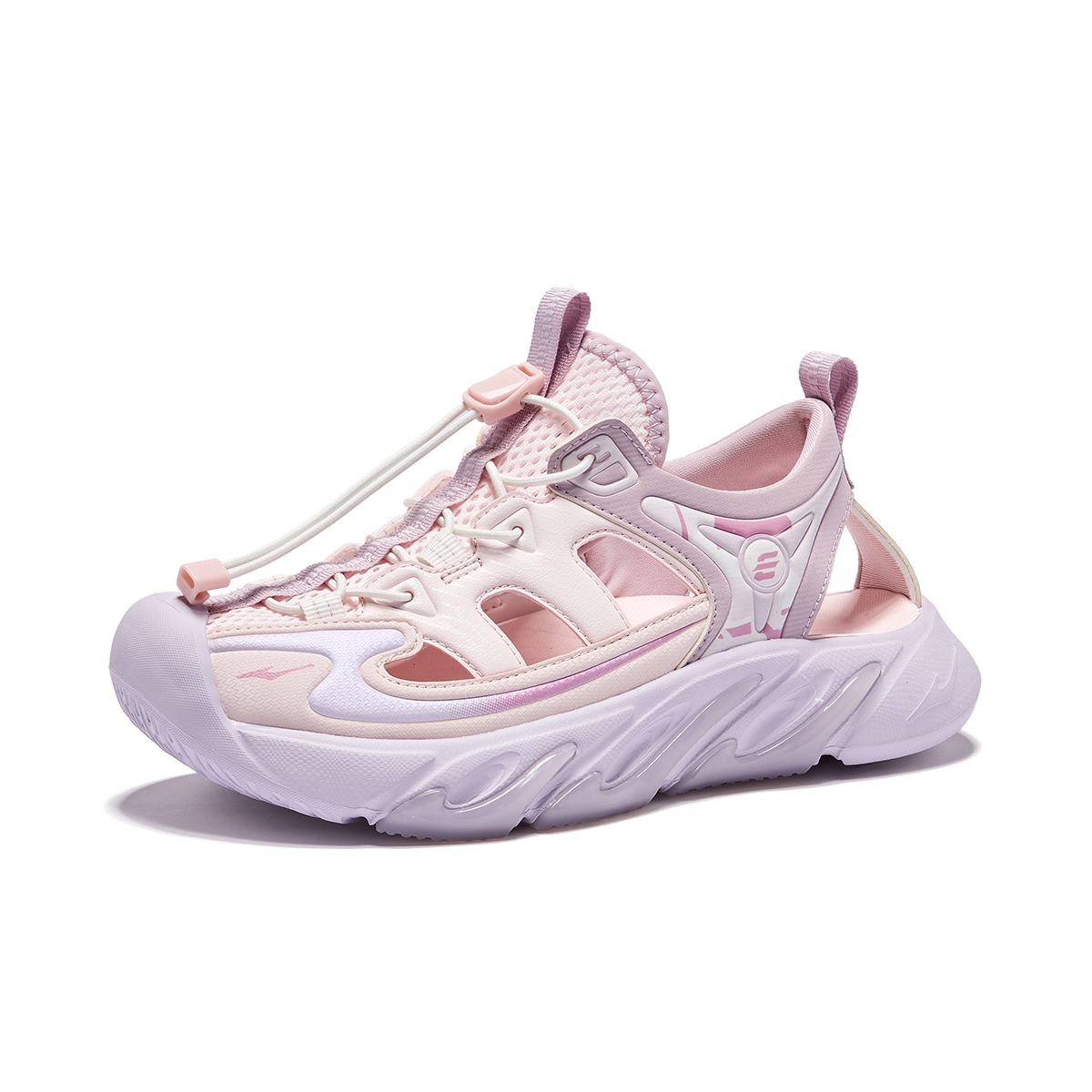 ERKE KIDS Сандалии Slip Resistant, Breathable, Quick Dry Low Top Sandal Pure Pink/Lotus Kids' — фото 3