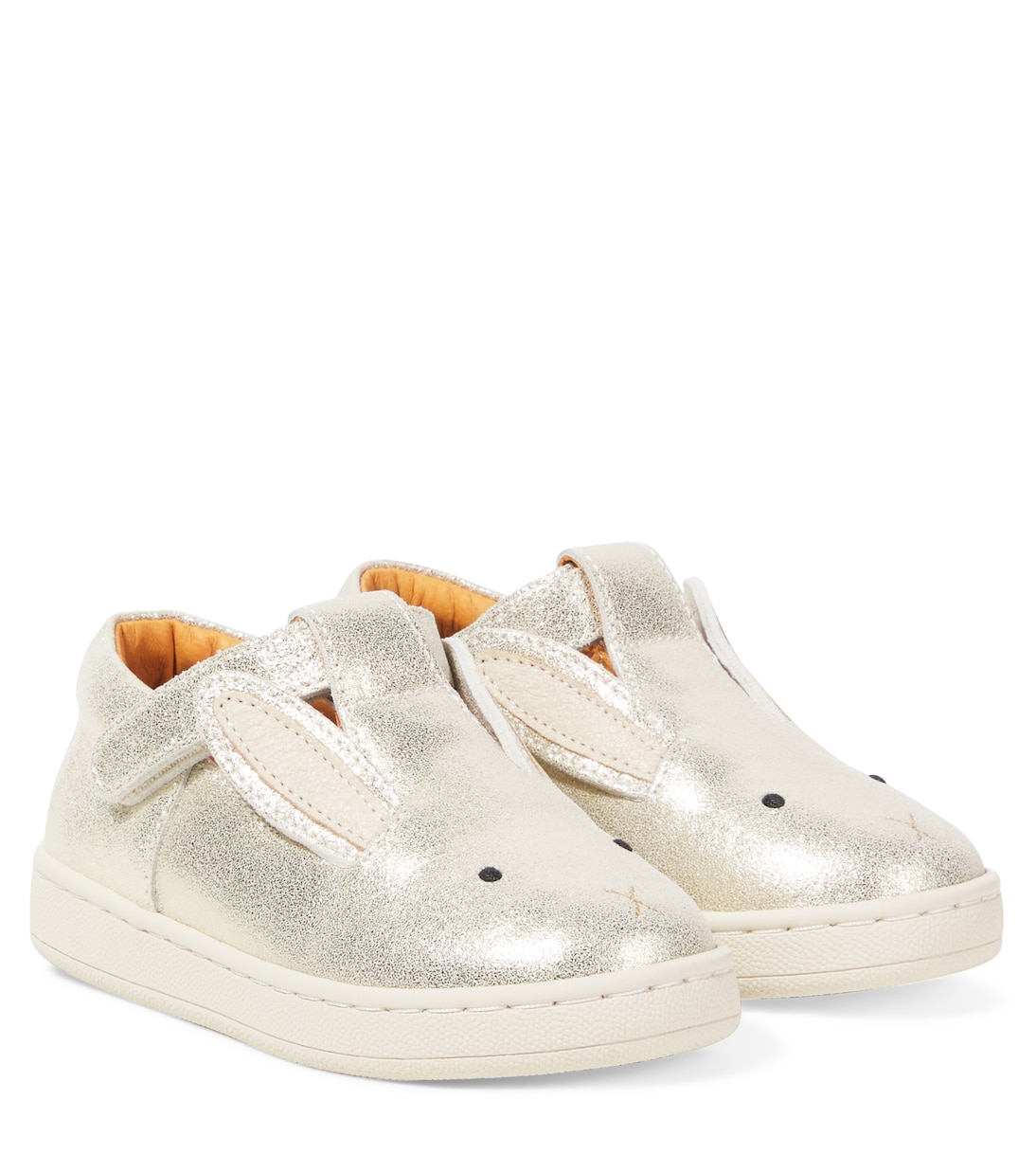 

Esterre слипоны из металлизированной кожи Donsje, Silver Metallic Leather