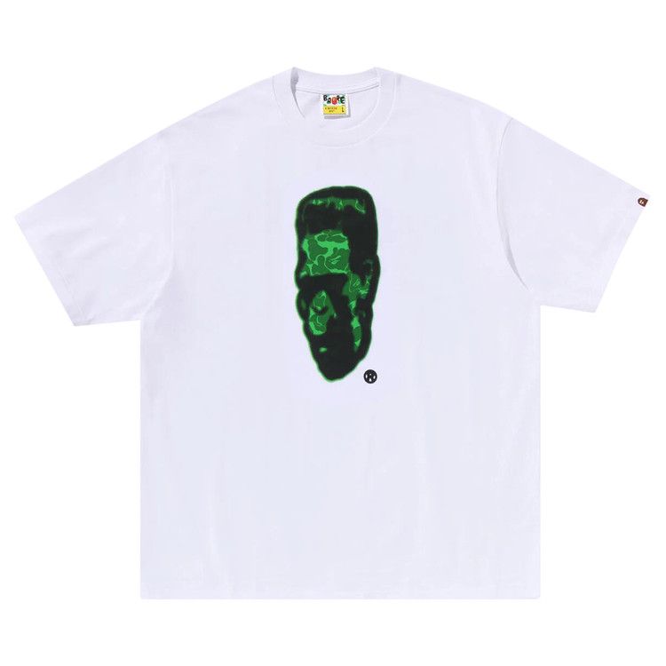 

Футболка BAPE Spray Frankenstein Relaxed Fit Tee, White