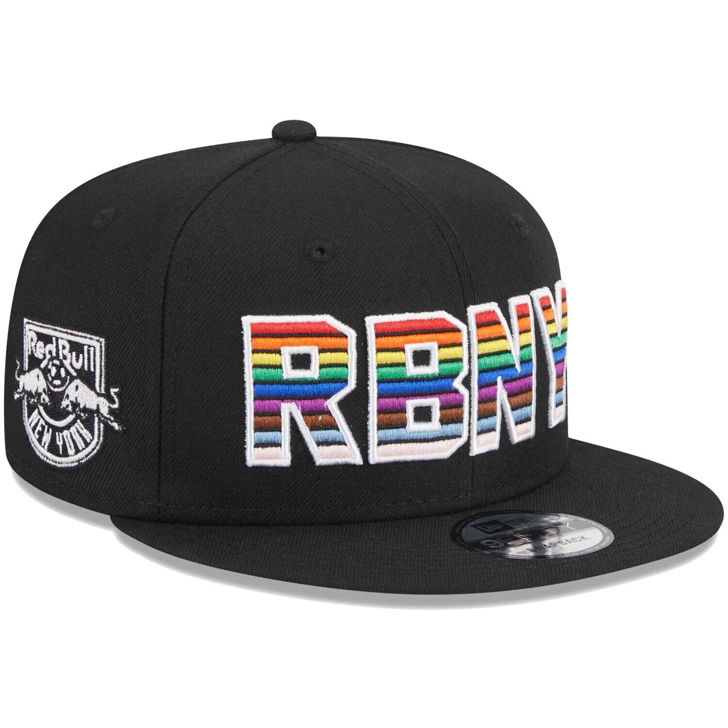 

Мужская черная кепка New Era New York Red Bulls Pride 9FIFTY Snapback