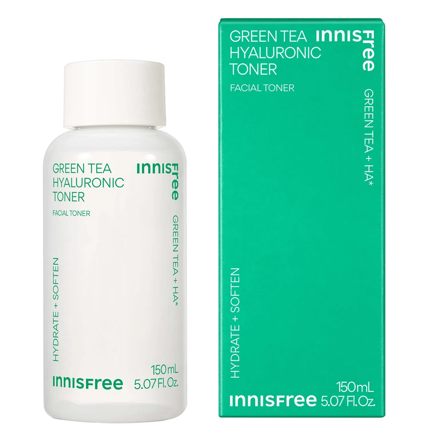 Тоник Innisfree — С гиалуроновой кислотой и зеленым чаем, 140 мл — фото 2