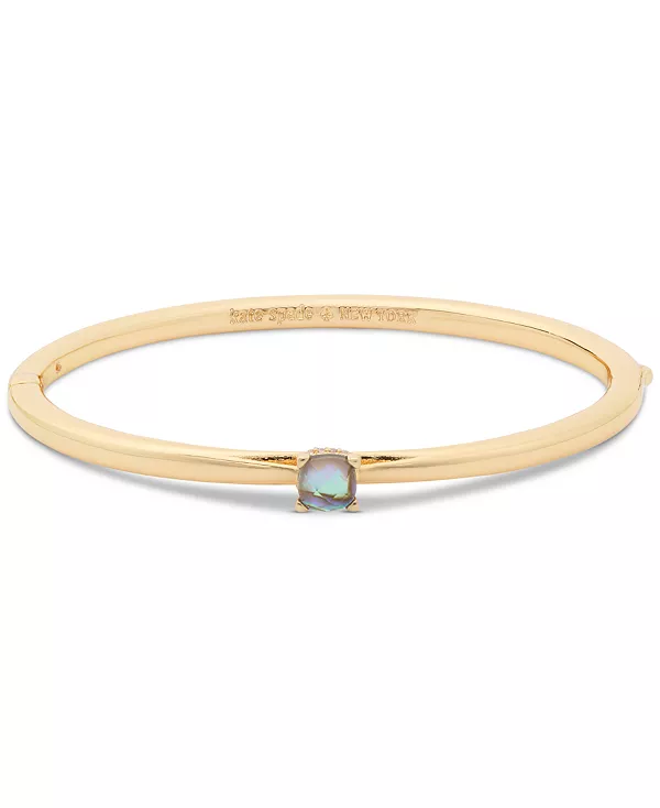 

Браслет-Браслет с кубическим цирконием золотистого цвета Kate Spade New York, abalone/gold