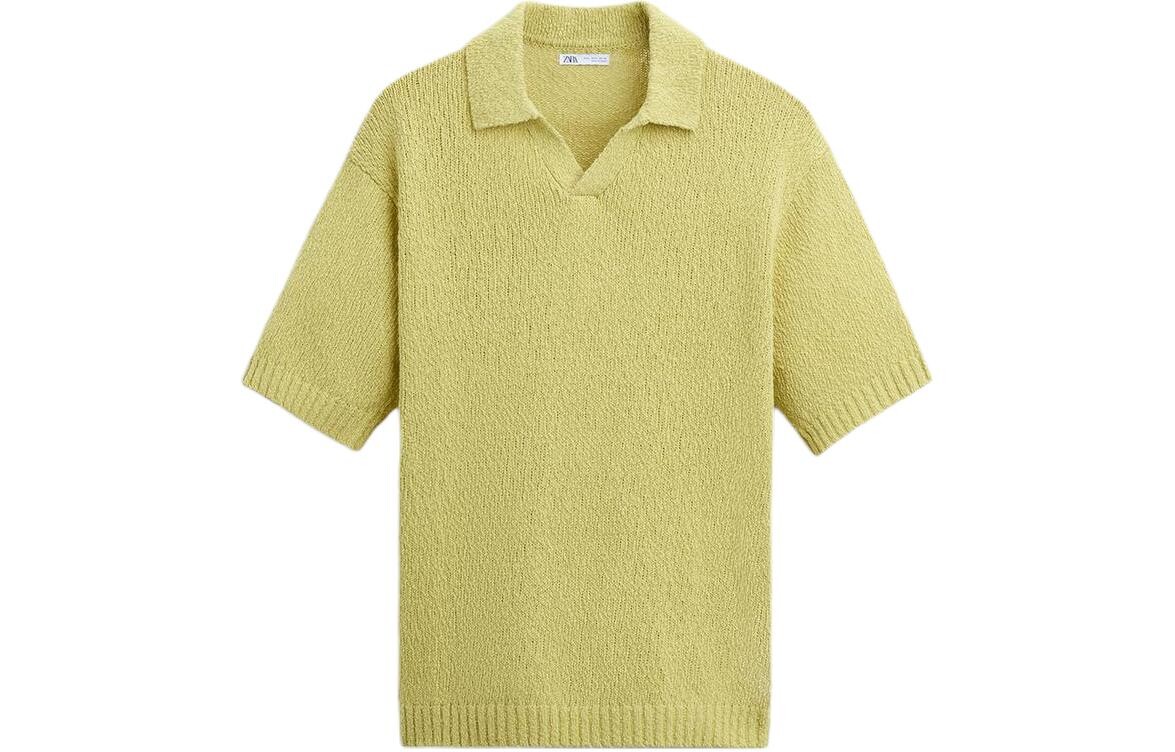 

Рубашка поло мужская лаймовая Zara, цвет Lime