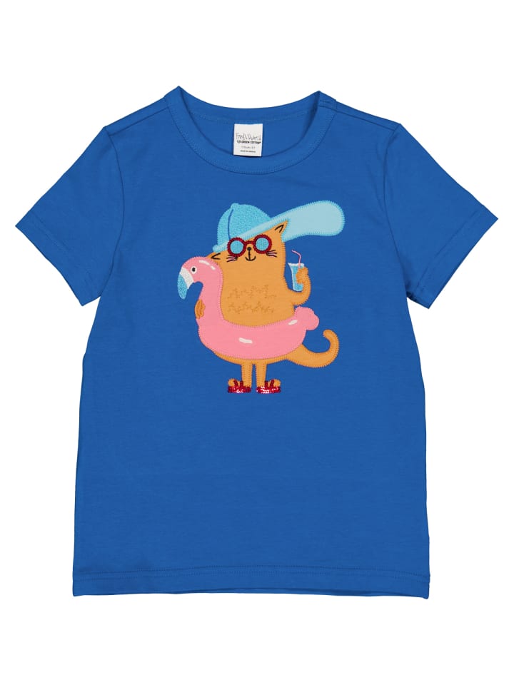 

Футболка Fred´s World by GREEN COTTON, цвет fast blue