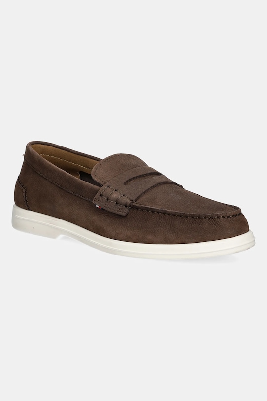 

Мокасины из нубука TOMMY HILFIGER NUBUCK P LOAFER Tommy Hilfiger, коричневый