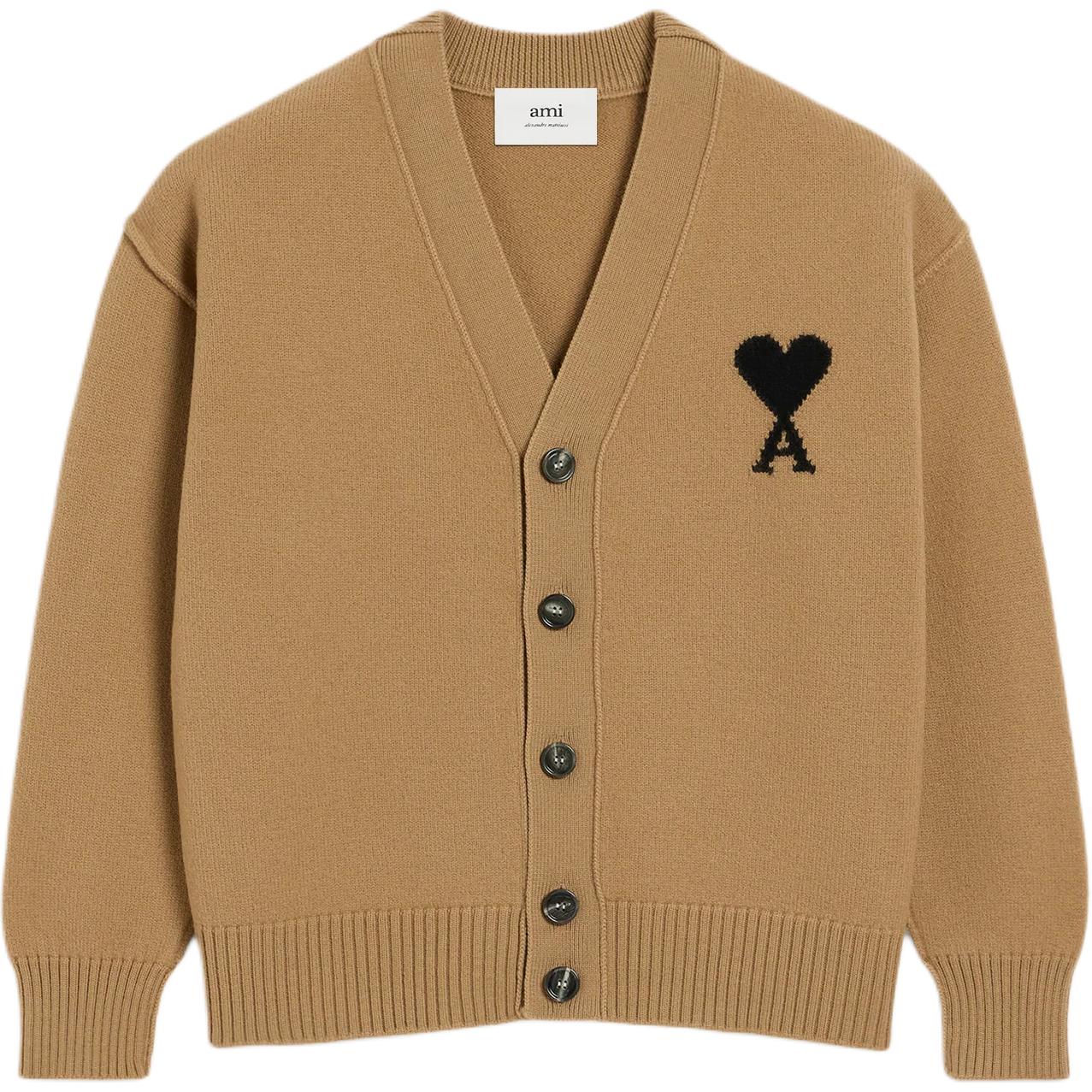 

Кардиган с V-образным вырезом Ami De Coeur AMIPARIS, коричневый