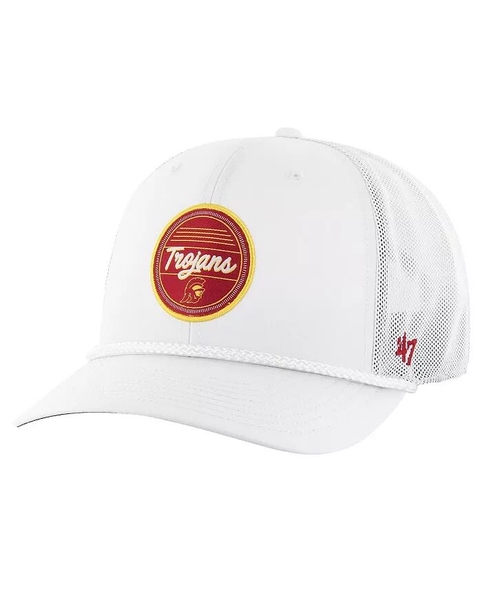 

Мужская белая регулируемая кепка USC Trojans Fairway Trucker '47 Brand