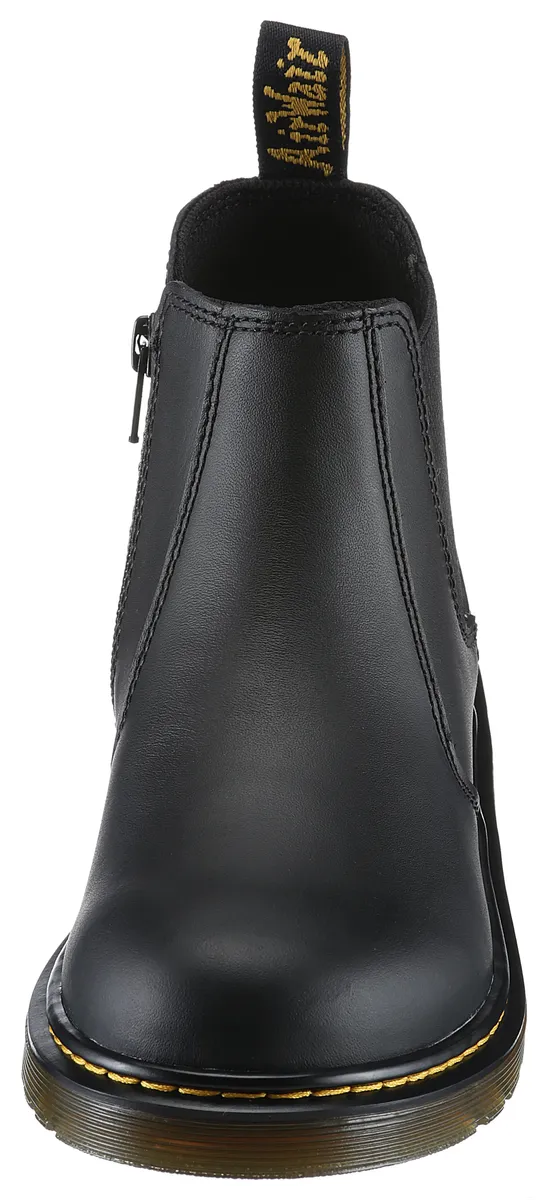 DR. MARTENS Ботинки Челси "2976 Y", детские ботинки, повседневная обувь на молнии, эластичная вставка, черный — фото 4