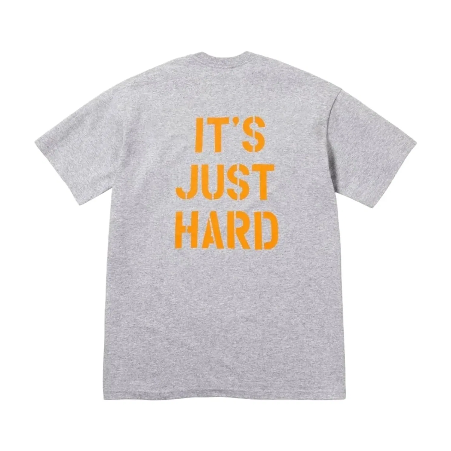 Футболка Supreme SS26 Hard T-Shirt 'Heather Grey' SUP-SS26-164-GRY, серый — фото 2