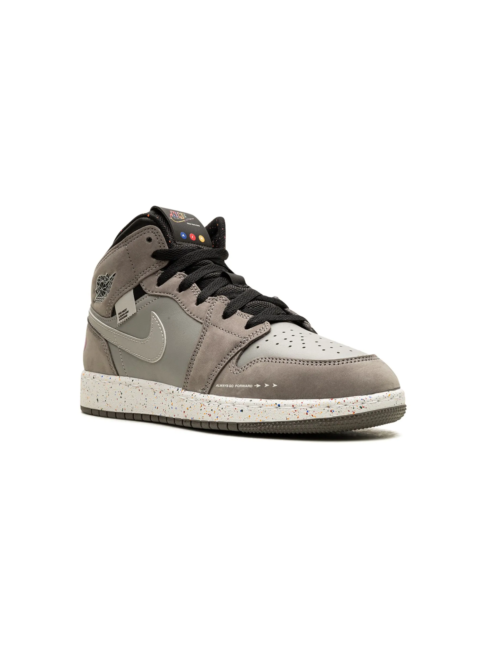 

Кроссовки Air Jordan 1 Mid Wings NYC Subway Jordan Kids, серый