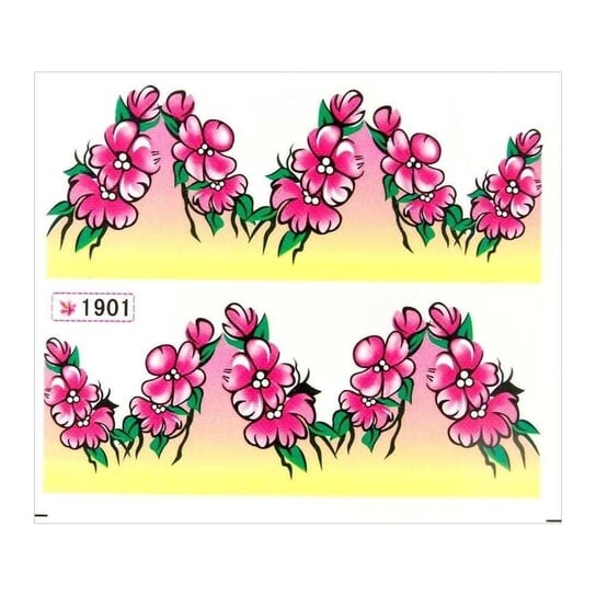 

Моллилак, Водные наклейки для ногтей, лист 6,5 х 5,5 см, на 10 пальцев, Yb № 1901, Molly Lac