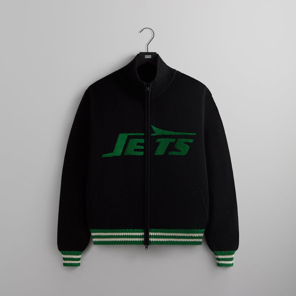 

Свитер Kith & '47 for the NFL: Jets Wyona Full Zip Sweater, черный