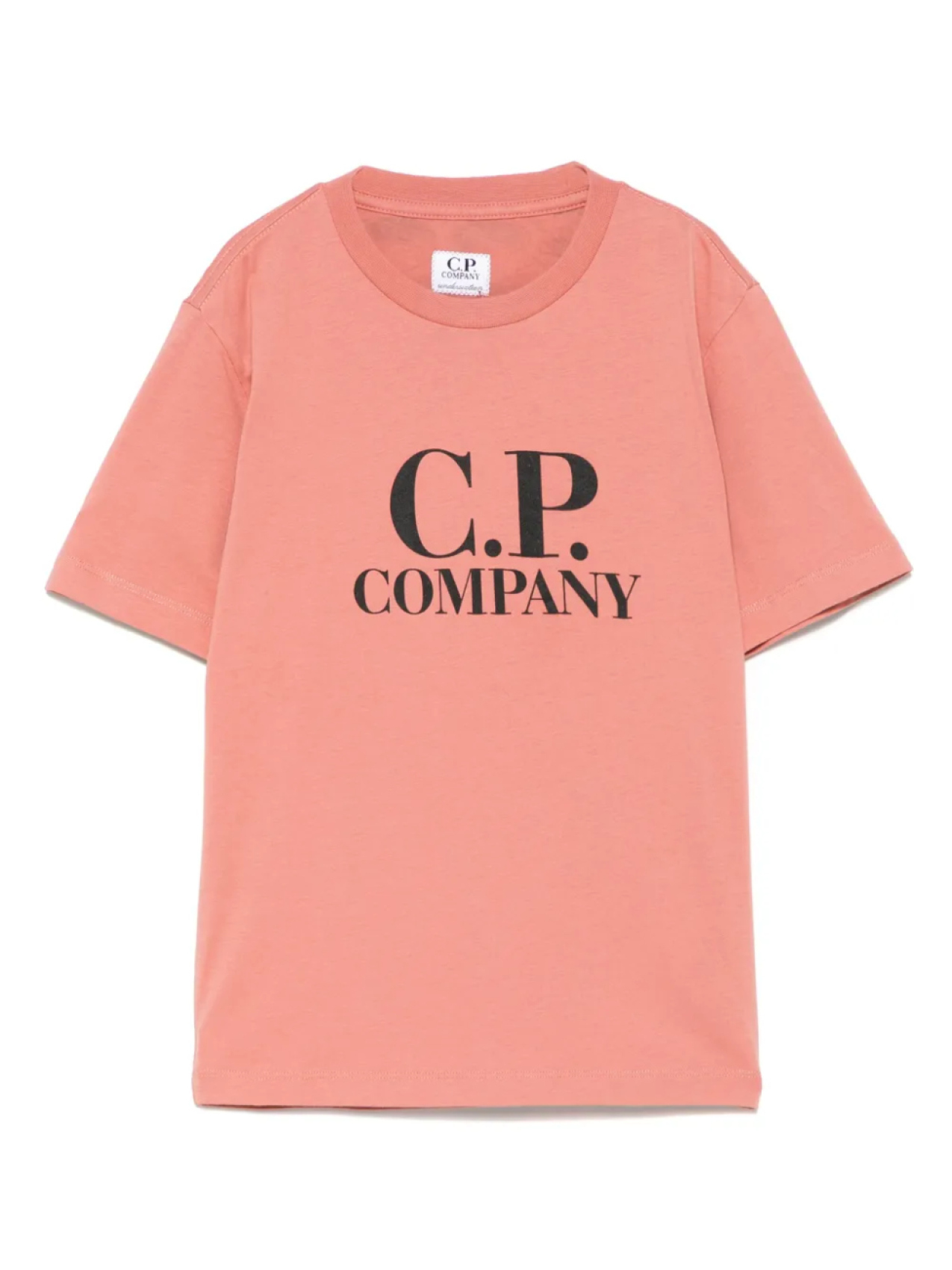 

Футболка с логотипом C.P. Company Kids, розовый