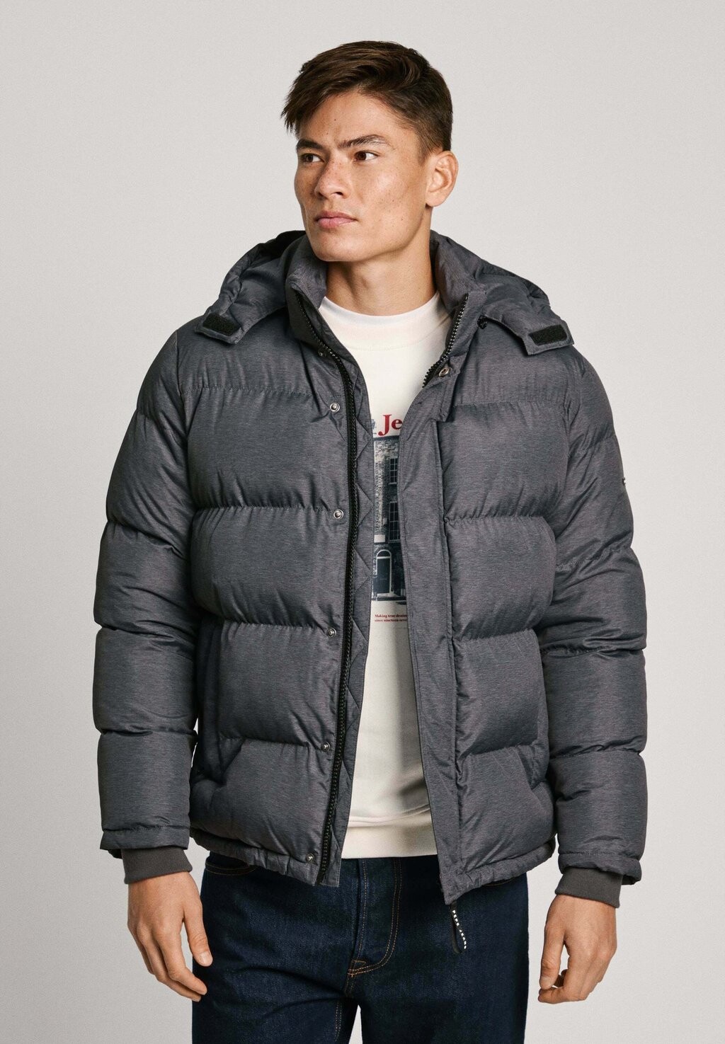 

Зимняя куртка TOBIAS Pepe Jeans, темно-серый