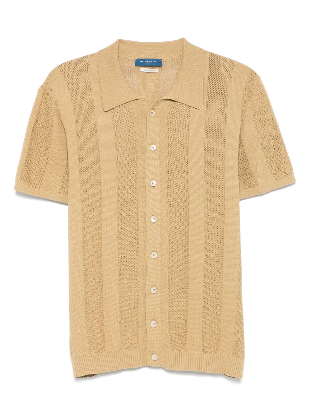 

Рубашка в полоску Daniele Fiesoli, нейтральный