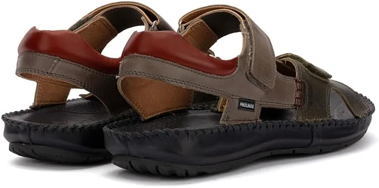 Мужские кожаные сандалии на плоской подошве Pikolinos Flat Leather Sandals Tarifa — фото 3