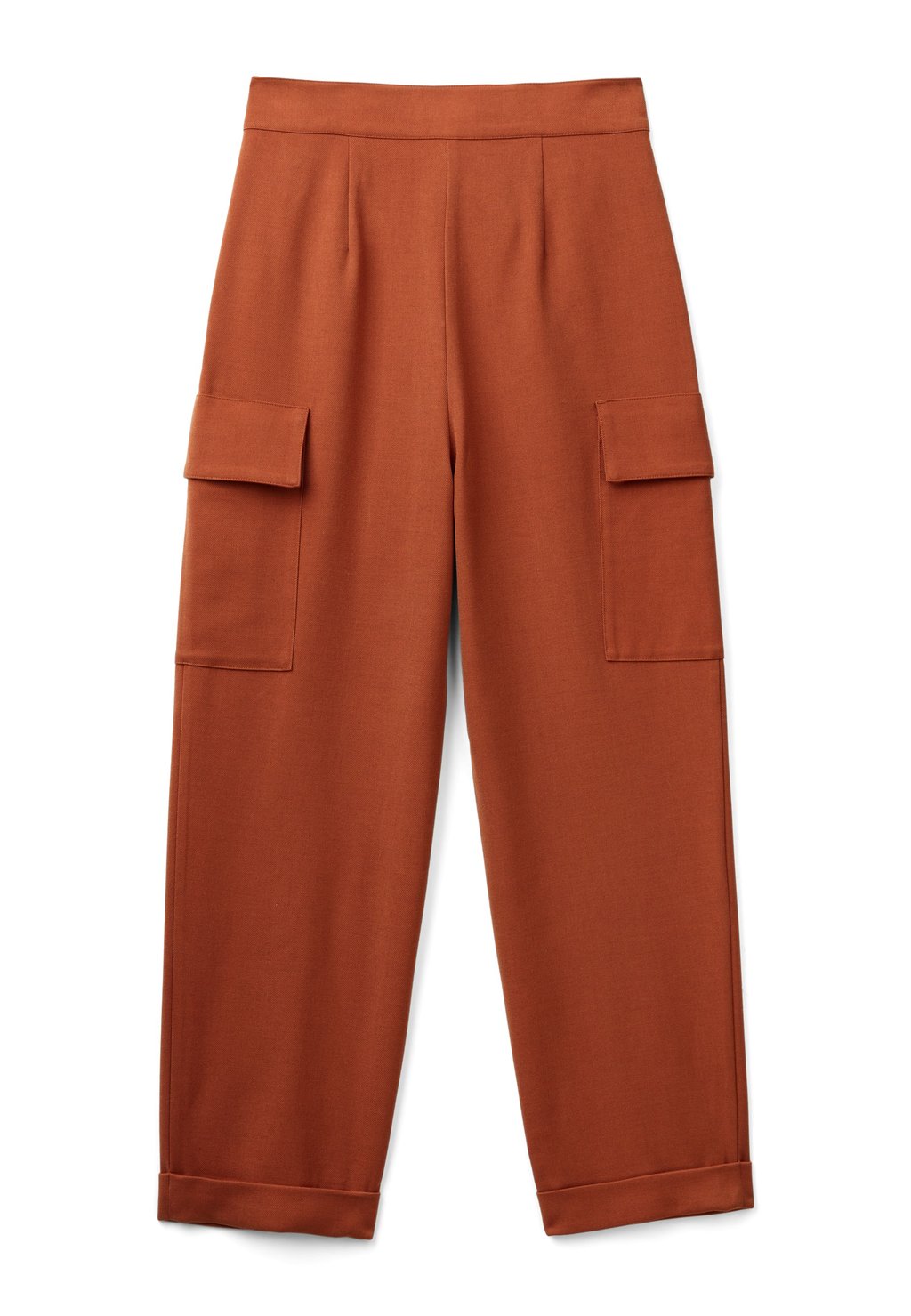 

Брюки карго INVISIBLE HOOK FRONT CLOSURE United Colors of Benetton, коричневый