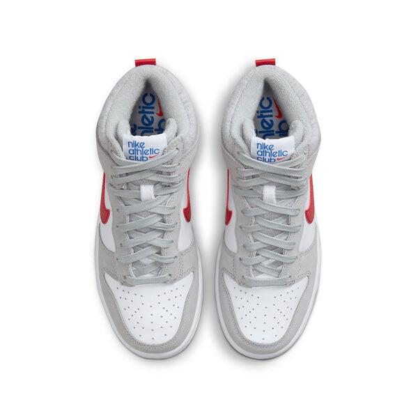 Кроссовки dunk high se 'athletic club - light smoke grey gym red' Nike, серый — фото 4