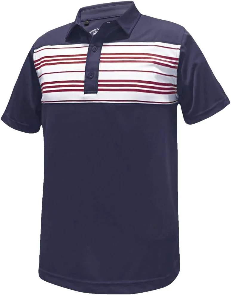 

Мужская поло Monterey Club с контрастными полосками