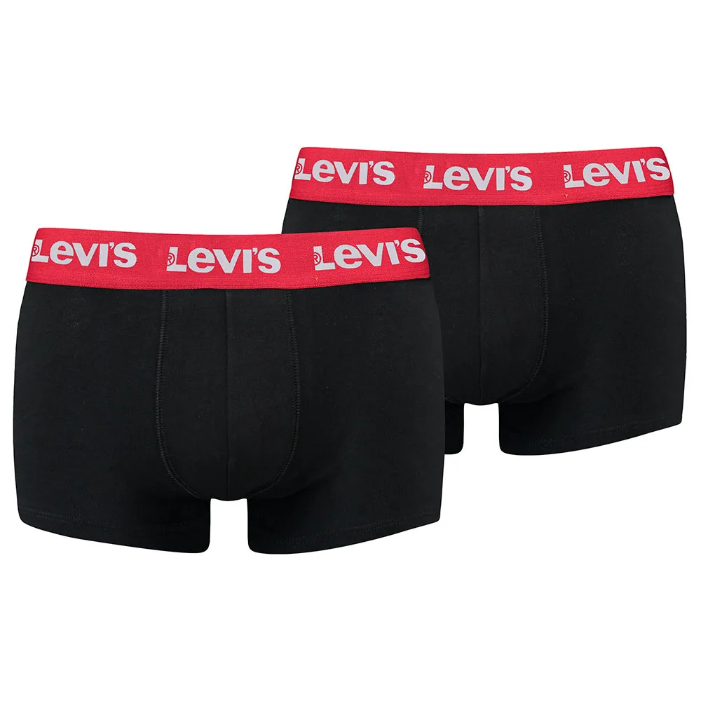 

Боксеры 2 шт Levi's 701237956 Trunk boxers 2 units, черный