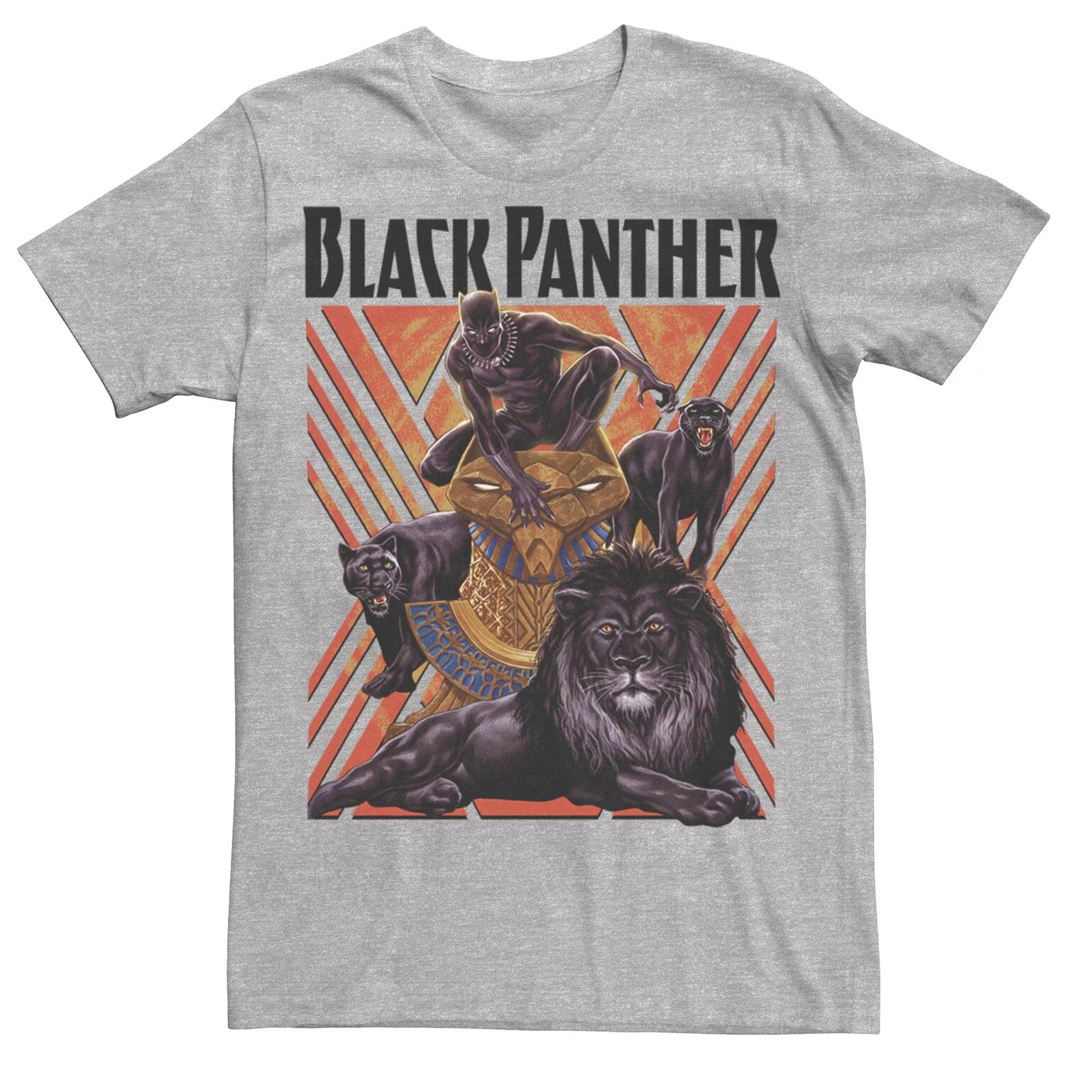 

Мужская футболка Marvel Comics Black Panther Lion Licensed Character