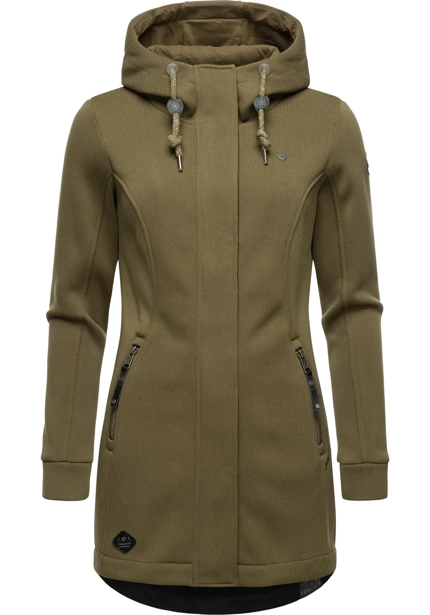 

Толстовка с капюшоном Ragwear "Letti Bonded", спортивная куртка с капюшоном тонкой вязки, зеленый
