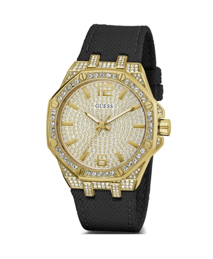 

Золотые женские кварцевые часы Guess, желтый