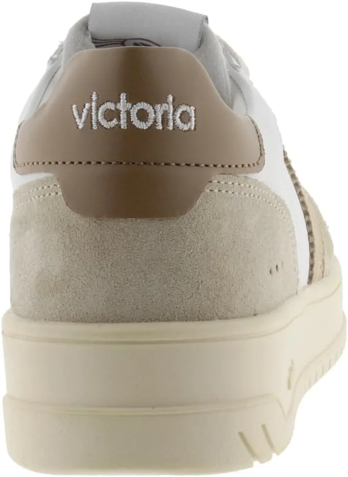 Кроссовки Victoria Low-Top Unisex Seul Leather Effect & Colored & Split Leather Parts 1257136 для взрослых, бежевый — фото 3
