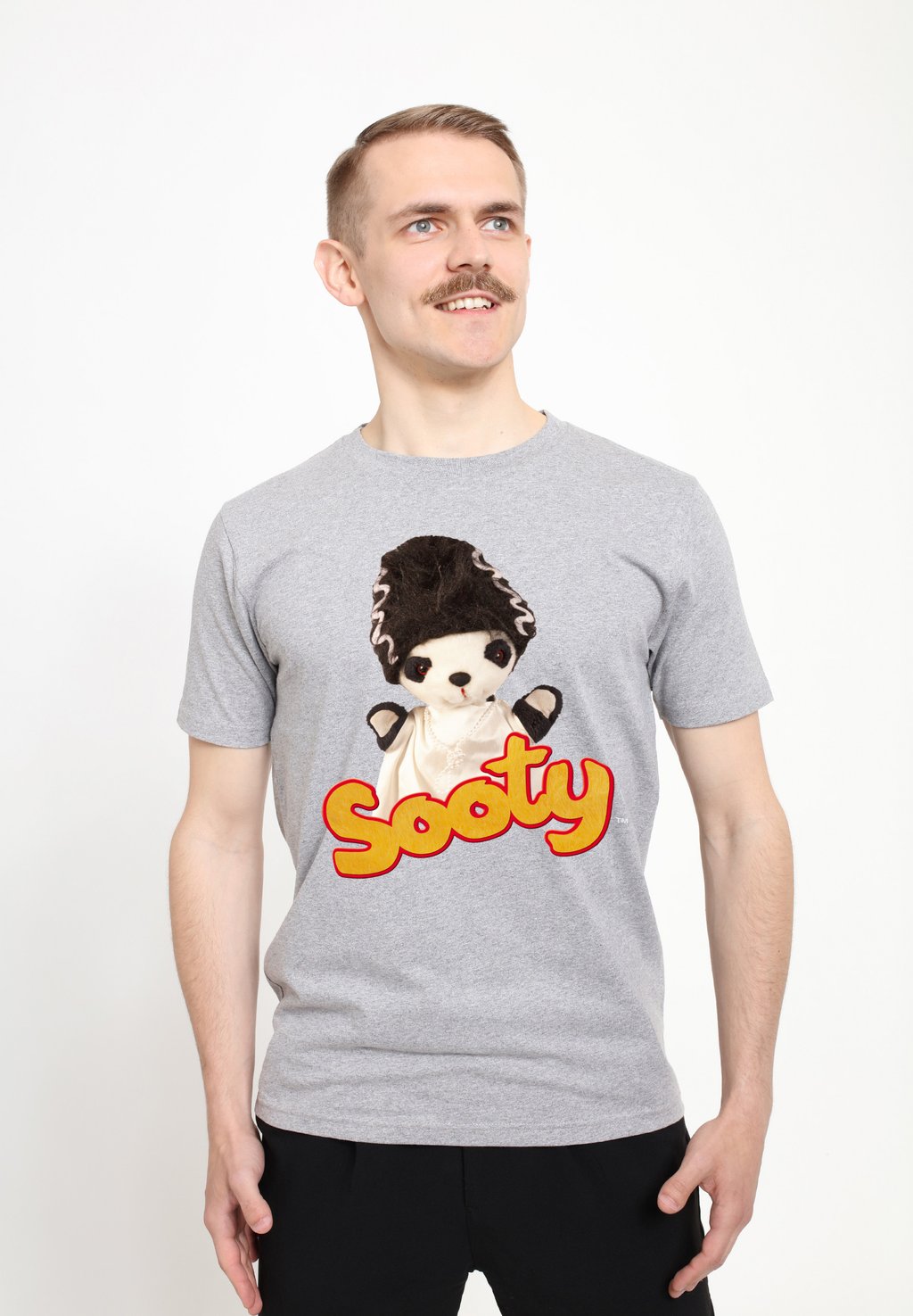 

Футболка с принтом SOOTY HALLOWEEN SPOOKY Henry Tiger, цвет Heather Grey