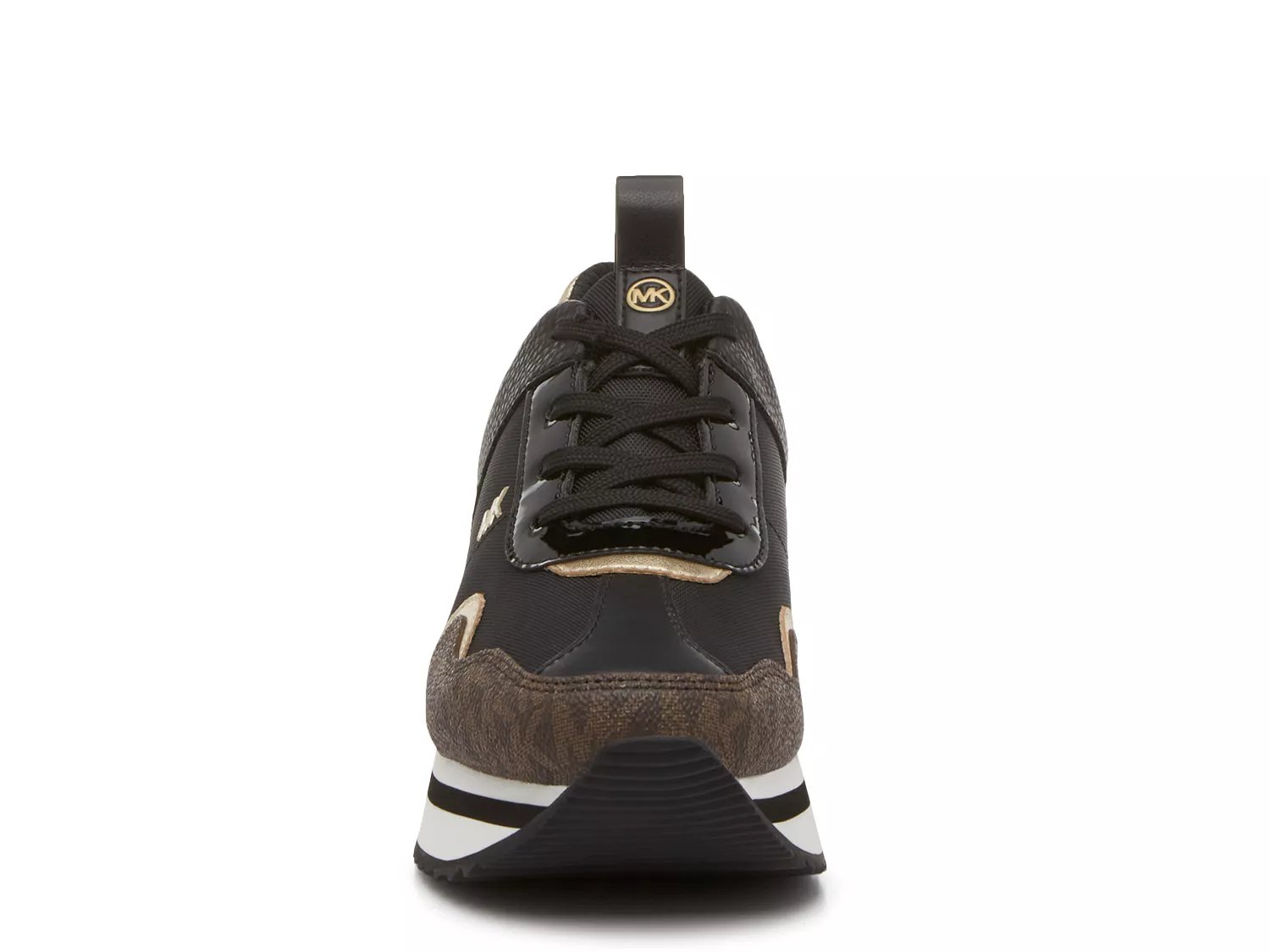 Кроссовки Michael Michael Kors Raina Sneaker - Women's, черный/коричневый/золотой — фото 2