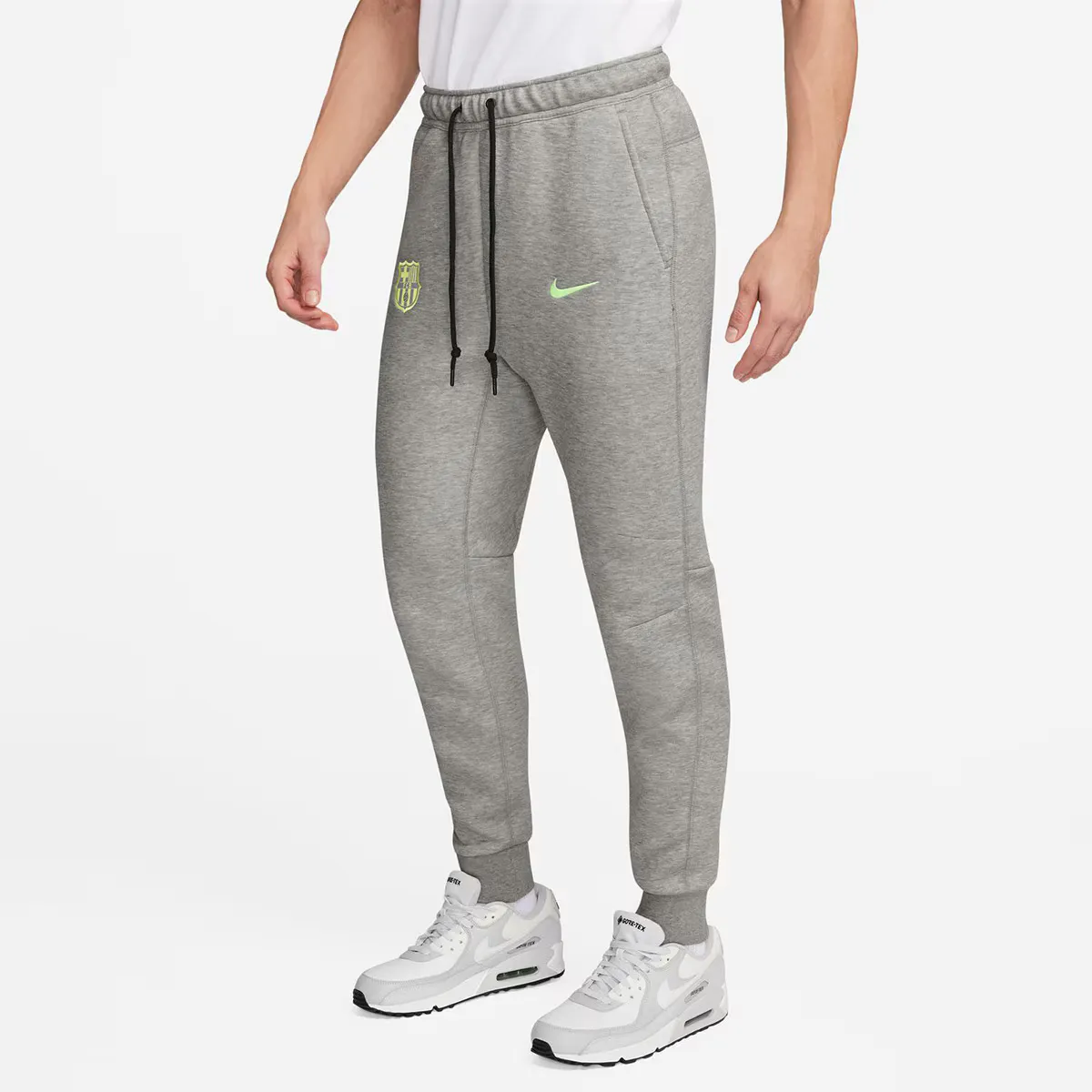 

ФК Барселона мужские брюки 2024-2025 Tech Fleece Nike, серый