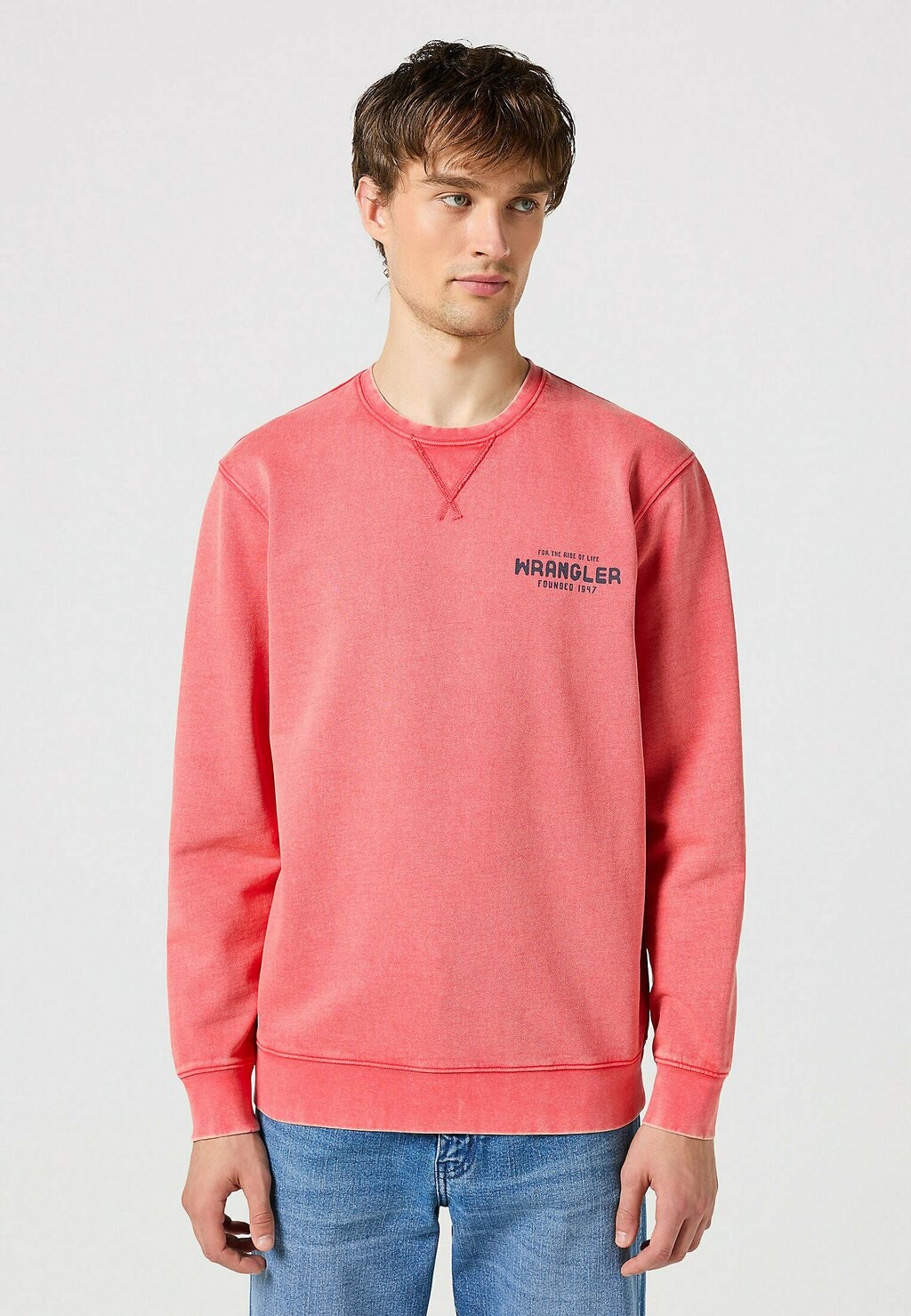 

Толстовка GRAPHIC CREW Wrangler, светло-красный