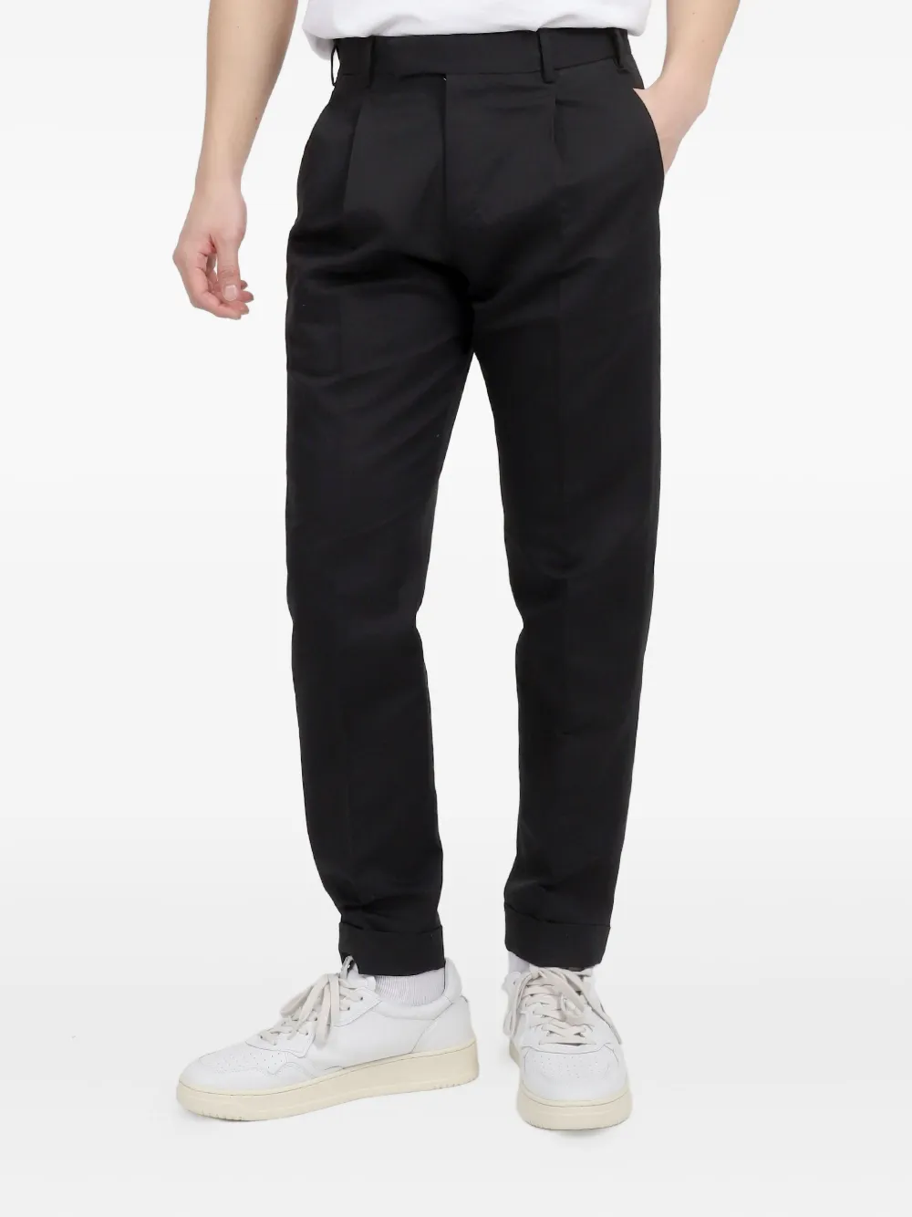 

Брюки с плиссированными карманами PT Torino, черный