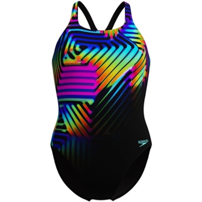 

Женский призер соревнований по плаванию с цифровой печатью Speedo, цвет pahala blend - speedo black