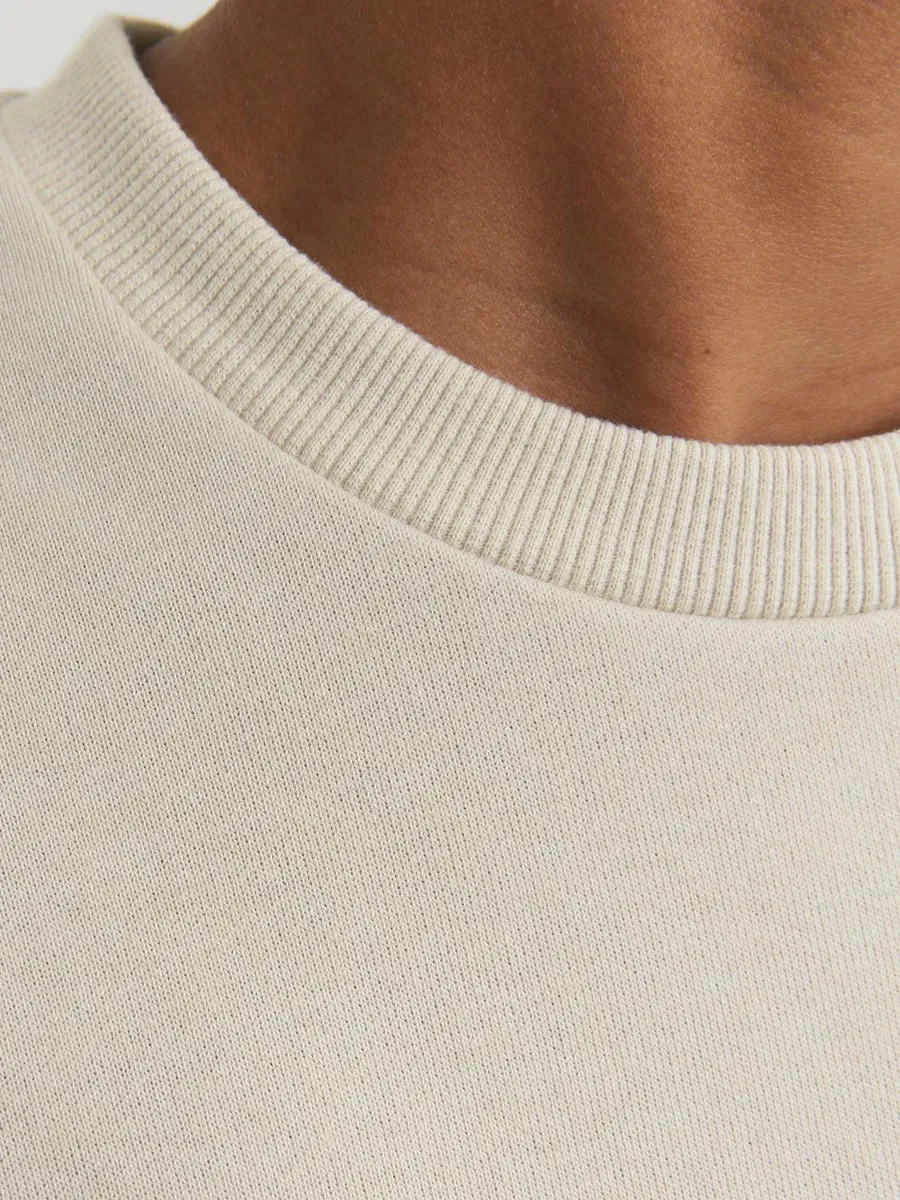 Толстовка Jack & Jones Junior "JJEBRADLEY SWEAT CREW NOOS JNR", цвет Moonbeam — фото 4