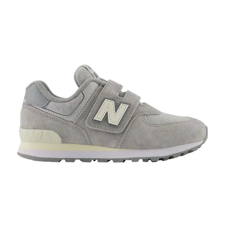 

Кроссовки New Balance 574 Hook & Loop Little Kid Wide, серый