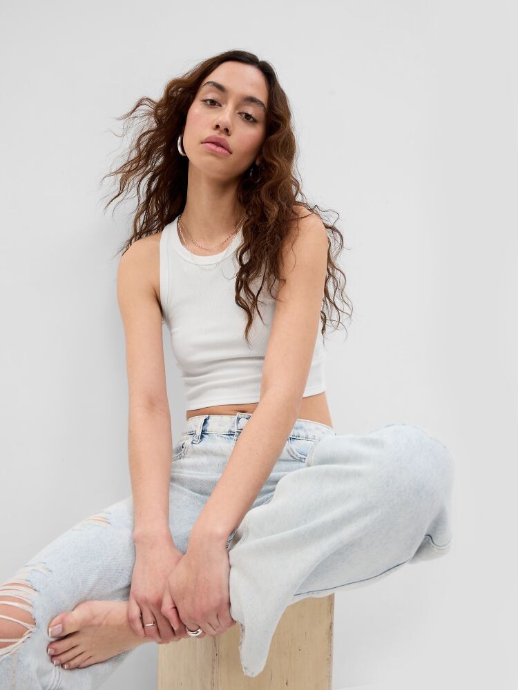 

Укороченный топ Gap, белый