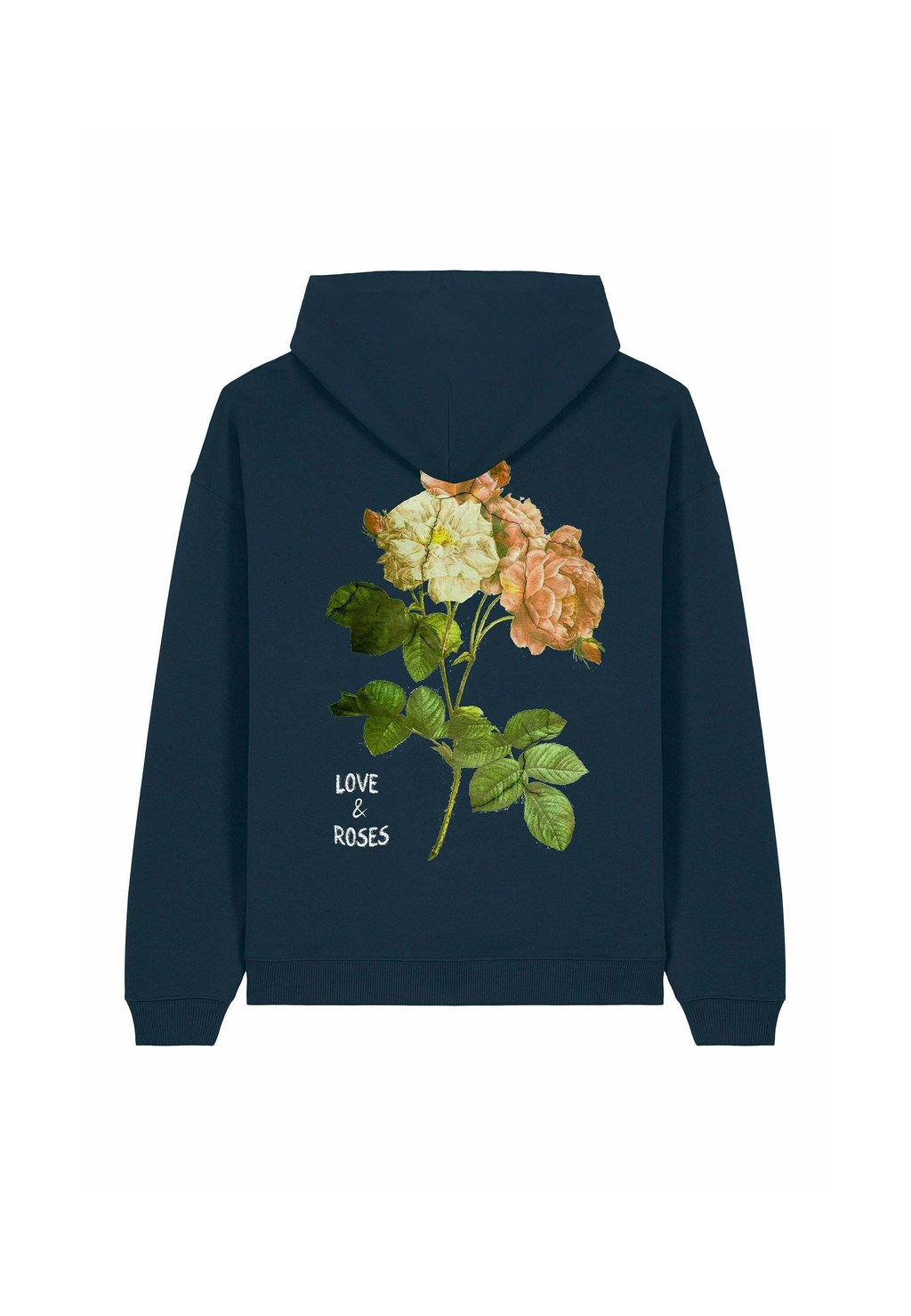 

Толстовка ROSES BACK PRINT - Hoodie Mira Paris, темно-синий