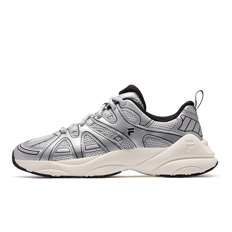 

FILA FUSION Кроссовки PATH Trajectory, износостойкие, низкие, повседневные, мужские, серебристо-черные