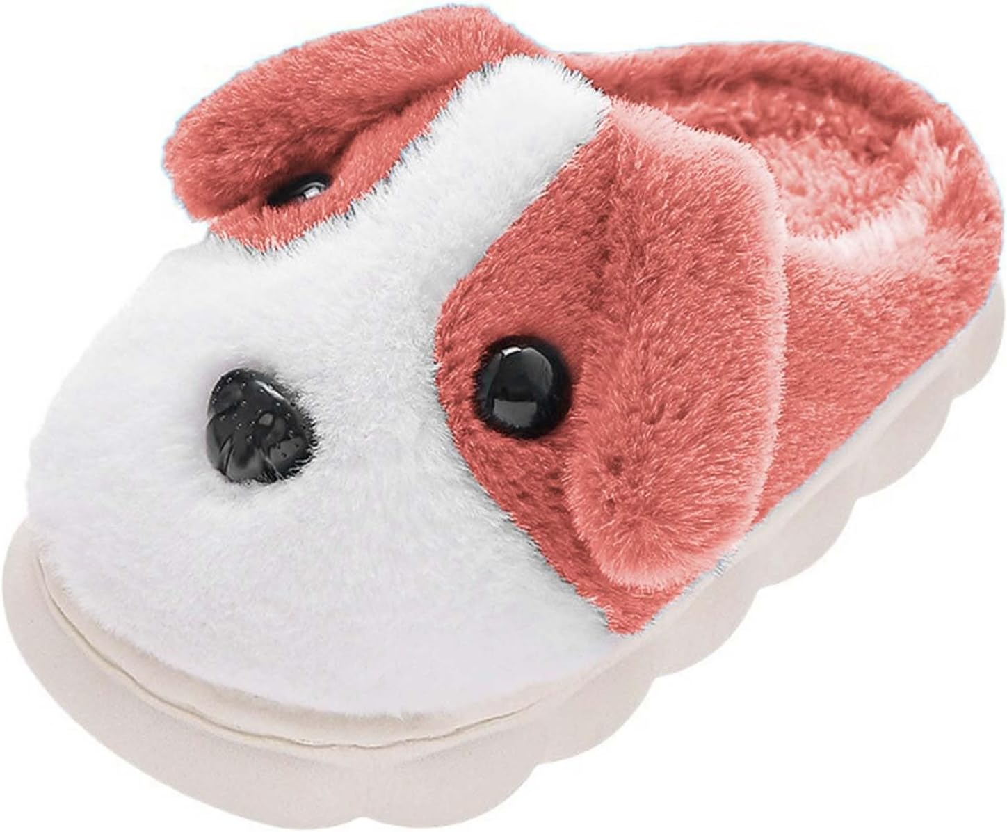 

Детские домашние тапочки для девочек с мягкой подошвой, плюшевые домашние туфли для детей, теплые кукарные тапочки для мальчиков, милые домашние тапочки с животными для зимы Generic, розовый