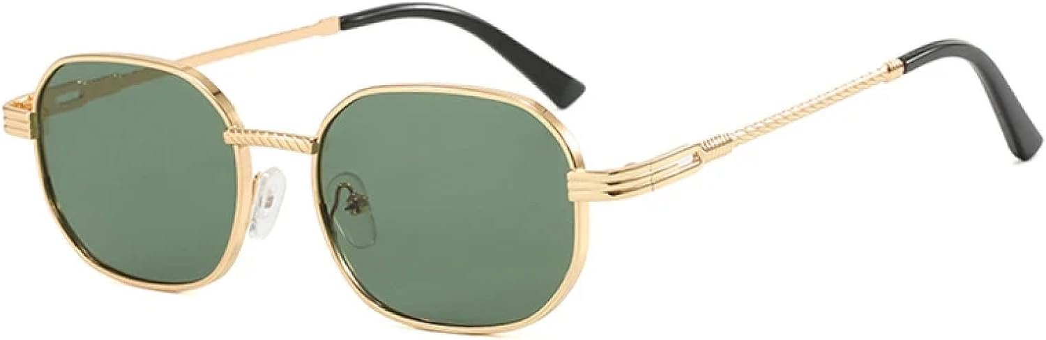 

Солнцезащитные очки с защитой от УФ-излучения UV400 | Модные черные в стиле панк | Линзы конфетных цветов для занятий спортом на открытом воздухе и вождения DSVIGF, Gold-g15lens