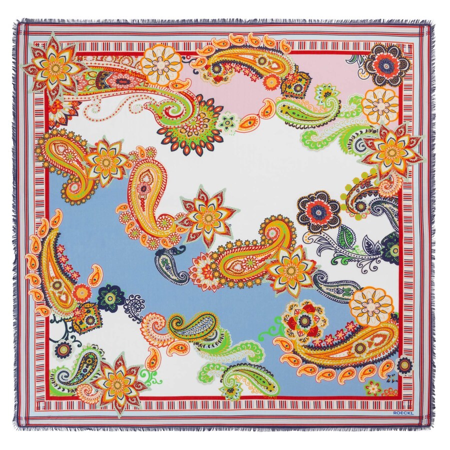 

Шарф Roeckl SUMMER VIBES, Blue/Mixed colors/Orange