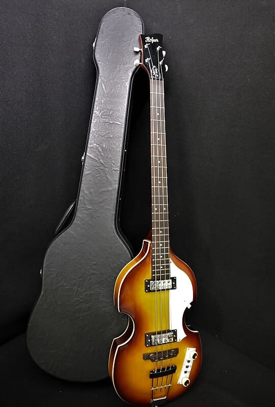 

Басс гитара Hofner Ignition PRO Beatle Bass HI-BB-PE-SB comes with LABELLA'S, Tea Cup Knobs, White Switches & Hofner CASE